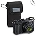 USA GEAR FlexArmor D55 Neoprene Digital Camera Carrying Case With Belt Clip for Nikon CoolPix - Includes 4-In-1 Card Reader