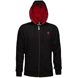 World of Warcraft Azeroth Horde Men's Zip-Up Hoodie Black 4X-Large