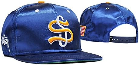 Stussy Unisex Fashion Snapback Hands Print Snapback Hat Baseball Cap