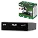 Asus DRW-24B3ST - interner DVD Brenner (24x DVD�R, 12x DVD�R DL, 12x DVD-RAM), Retail, Nero 10 Essentials, Sata, Schwarz