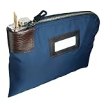 MMF Industries 7 Pin Locking Security Bag for Valuables and Night Deposit with Key Lock (233110808)