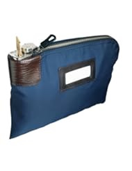 MMF Industries 7 Pin Locking Security Bag for Valuables and Night Deposit with Key Lock (233110808)