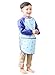 Plie Waterproof Kids Art Smocks 37 Colors (Age 1-10, S-XXL size), Blue Bear (09-S)