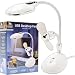 2 in 1 Laptop Desk LED Lamp and Fan in White