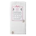 Summer Swaddle Receiving Blanket - Striped Fish- Pink