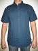 INDIGO STAR WOVEN DESIGNER MENS SHIRT DARK STEEL