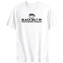 Black Belt In Crossword Puzzles Hobbies Herren T-Shirt (Wei�, Gr��en X-Small - XXX-Large)