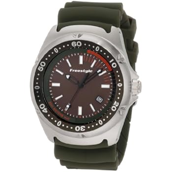 Freestyle - FS84990 - Hammerhead Dive - Montre Homme - Quartz Analogique - Cadran Vert - Bracelet Caoutchouc Vert