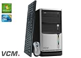 VCM Klytios Desktop-PC (Intel Core 2 Duo E7500 2.93GHz, 3GB RAM, 500GB HDD, Intel GMA X4500HD, DVD, Win 7 HP) mit 48,3 cm (19 Zoll) Monitor