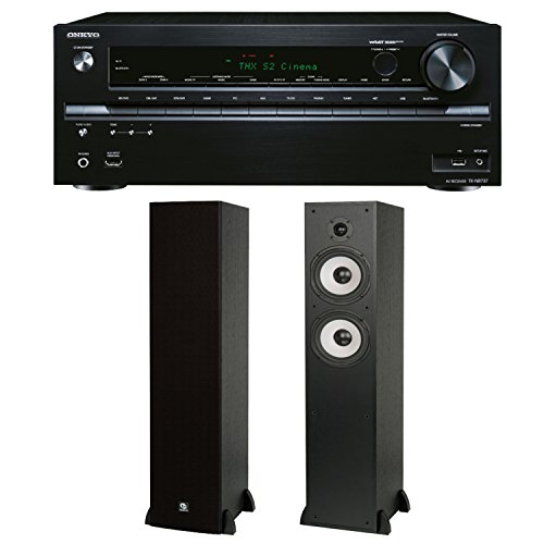 Onkyo TX-NR737 7.2-Channel Network A/V Receiver Plus A Pair of Boston Acoustics Classic II CS260 Floorstanding Speakers