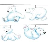 POLAR BEAR party STRING LIGHTS indoor outdoor garland