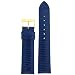 Watchband Genuine Lizard royal Blue 22mm