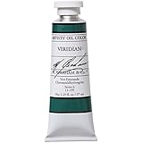 M. Graham Artist Oil Paint Viridian 1.25oz/37ml Tube