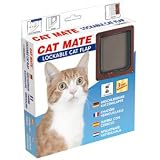 Cat Flaps - New Lockable Cat Flap - Brown