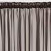 Straight curtain panel with ruffle trim and weighted hem green 90x120