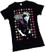 Justin Bieber Cross Crop Sleeve Fitted Juniors T-Shirt