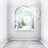 Wallmonkeys Peel and Stick Wall Decals - Beautiful View of the Winter Park - 24"H x 24"W Removable Graphic