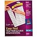 Electronics : Avery Easy Peel 1 x 2 5/8 Inch Clear Address Label 750 Count (8660)