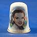 Porcelain China Collectable Thimble - Judy Garland - Free Gift Box