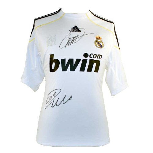 Real Madrid Shirt Signed By Kaka And Cristiano Ronaldo