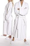 Turkishtowels Terry-Soft Shawl Bathrobe, 100% Combed Pure Turkish Cotton Terry Robe