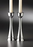Nambe Shabbat Candlesticks