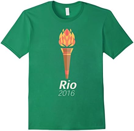Men's Games 2016 T shirt | Torch T shirt Medium Kelly Green