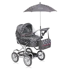 Mamas & Papas Graziella Junior Deluxe Pram - Polka Fabric