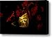Ice Candle with Petunias Canvas Print / Canvas Art - Artist Albert Seger
