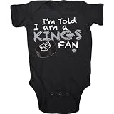 Old Time Hockey Los Angeles Kings Lemming Team Creeper Kids Size 6 Months
