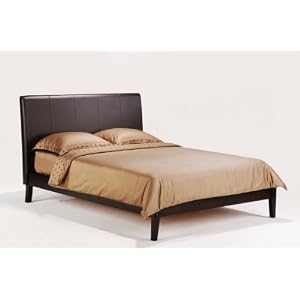 Queen Coriander Platform Bed (Chocolate) (45.125\”H x 64.375\”W x 85.750\”D)