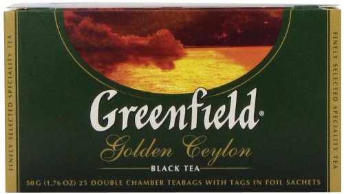 Greenfield Tea, Golden Ceylon, 25 Count