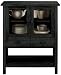 Kitchen & Housewares : 2 Door Buffet(2glass Doors) 2 Door Black