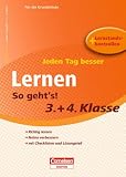 Jeden Tag besser - Lernen - so geht's!: 3./4. Schuljahr - Test- und �bungsheft mit Lernplan und Lernstandskontrollen: Mit entnehmbarem L�sungsteil