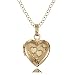 Heart Locket Pendant - Heart & Bow Embellishments NEW