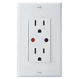LEVITON SPLIT RECEPTACLE 15A ( 2240W )