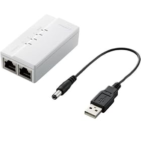 Logitec ���^�C�[�T�l�b�gHUB 3�|�[�g USB���d �d���O�t�� �z���C�g LAN-SW03/PWH