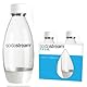 ソーダストリーム ヒューズボトル 500ml 2本セット ホワイト