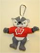 Wisconsin Badgers Team Mascot Plush Key Chain/Backpack Clip NCAA College Athletics Fan Shop Sports Team Merchandise