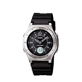 Casio Women's Solar Atomic Waveceptor Sports Watch #LWAM140-1A