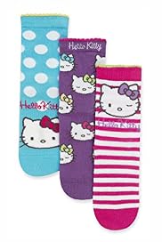 3 Pairs of Hello Kitty Assorted Socks