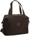 Kipling Women's Ayati Medium Travel Tote with Trolley Sleeve and Removable Shoulder Strap Expresso Brown