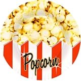 Popcorn 23cm Paper Plate