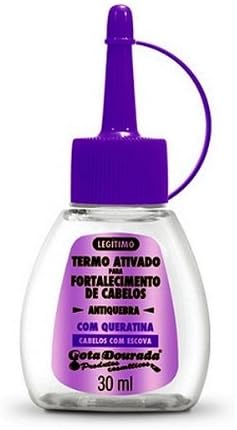 Gota Dourada Brazilian Keratin Straigthened Hair Ends Repairer 30ml