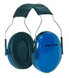 Peltor Junior Hearing Protector Ear Muff Blue Nrr 22 Db Liquid Gel Filled Cushions