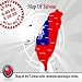 Taiwan Powerpoint Maps Template - Powerpoint Map of Taiwan