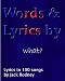 Search : Words & Lyrics By: Lyrics To 100 Of Jack Rodney's Songs (Volume 1)