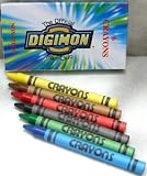 (10) Packs of 6 Digimon Crayons Great for parties & school
