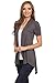 Short Sleeve Cardigan for Women Open Front Draped Flyaway Cardigan Sweater Reg & Plus