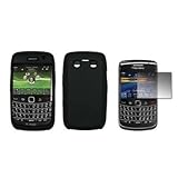 Premium Black Soft Silicone Gel Skin Cover Case + LCD Screen Protector for  ....